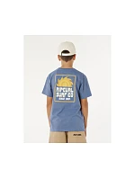 Chlapecké tričko RIP CURL Pacific Rinse Sunrise Tee-Boy, modré, dětské Chlapecké tričko RIP CURL Pacific Rinse Sunrise Tee-Boy, modré, dětské
