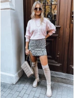 Dámský oversize svetr SKYLARK pink FashionStreet MY2134