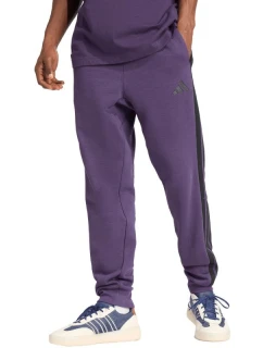Pánské kalhoty adidas Essentials 3-Stripes Fleece purple JX0750