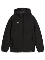 Puma Team Additions Dětská zateplená bunda s kapucí Black 659738 03 Puma Team Additions Dětská zateplená bunda s kapucí Black 659738 03