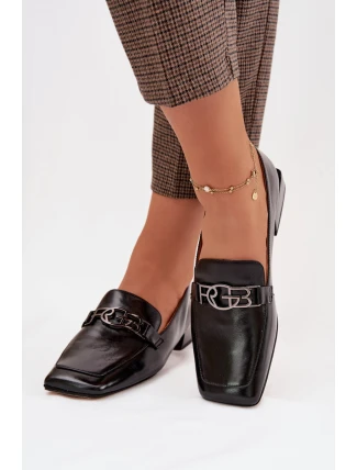 Kožené dámské mokasíny s ozdobným detailem D&A CR61-3125 Béžové