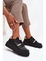 Dámské tenisky na platformě Big Star – černé Dámské tenisky na platformě Big Star – černé