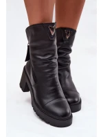 Dámské kotníkové boty Vinceza – černé