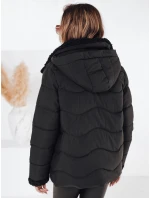 WARMMISS dámská prošívaná zimní bunda s kapucí černá FashionStreet TY4921