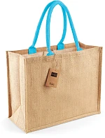 Westford Mill W 407 Jutová nákupní taška "Classic" 50.0407 natural/surf blue Westford Mill W 407 Jutová nákupní taška "Classic" 50.0407 natural/surf blue
