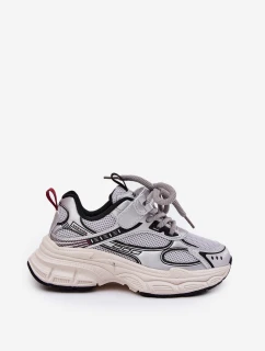 Dětské Tenisky Na Tlusté Podešvi Stříbrné Xairana