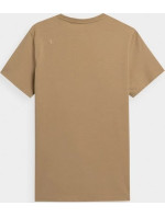 Pánské tričko 4F H4Z21-TSM025 Hnědé