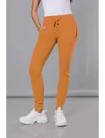 Teplákové kalhoty v hořčicové barvě (ck01-26)