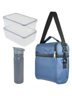 TERMOTAŠKA LUNCHBOX S LAHVÍ A 2 NÁDOBAMI REDCLIFFS MODRÁ TERMOTAŠKA LUNCHBOX S LAHVÍ A 2 NÁDOBAMI REDCLIFFS MODRÁ