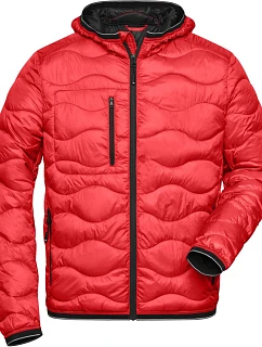 Daiber JN 1156 Pánská prošívaná bunda 02.1156 red/black
