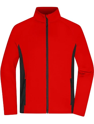Daiber JN 1860 Pánská strečová fleecová bunda 02.1860 red/black Daiber JN 1860 Pánská strečová fleecová bunda 02.1860 red/black