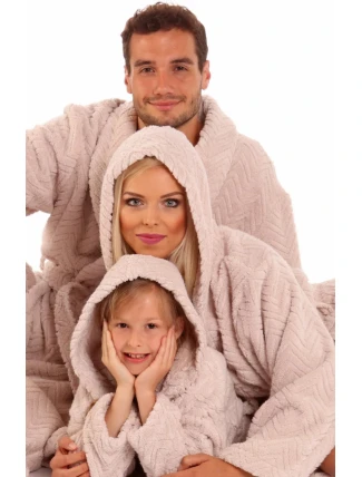 AKCE - Župan unisex Athena 2116 8251 se šálovým límcem oříškový - Vestis