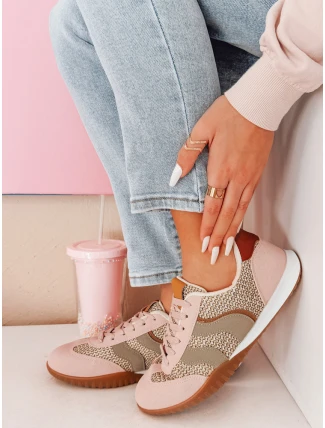 Dámské sportovní tenisky INFAMES pink FashionStreet ZY0783 Dámské sportovní tenisky INFAMES pink FashionStreet ZY0783