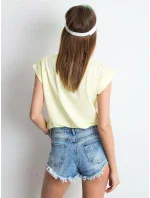 Tričko RV TS 4833.24P jasně žlutá Tričko RV TS 4833.24P jasně žlutá