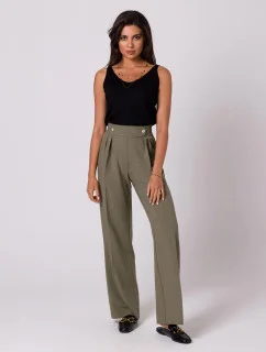 Dámské kalhoty B252 Olivová - BeWear