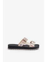 Dámské žabky na ploché podrážce ZAXY LL285072 Bežové