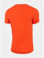 Pánské tričko H4L22-TSM010-70S oranžové - 4F Pánské tričko H4L22-TSM010-70S oranžové - 4F