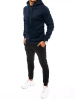 Pánské tmavě modré a černé tepláky FashionStreet AX0631