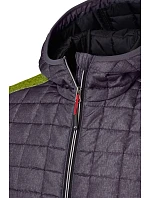 Daiber JN 772 Pánská pletená hybridní bunda 02.0772 kiwi melange/anthracite melange