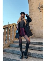 Dámské kozačky na platformě Černé Terisse