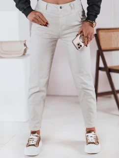 Dámské džínové kalhoty STREETSTYLE light beige FashionStreet UY2375