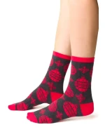 Ponožky Steven art.136 Świąteczne damskie 35-40