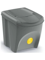 Odpadkové koše 25 l sortibox set4 ks šedý kámen dětské