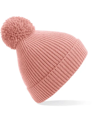 Beechfield B 382 Pletená čepice s bambulí 53.0382 blush