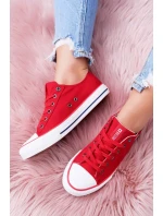 Dámské klasické tenisky Big Star - červené