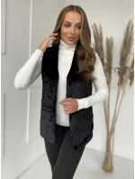 Dámská vesta YP KZ LP 018.11P Černá - FPrice Dámská vesta YP KZ LP 018.11P Černá - FPrice