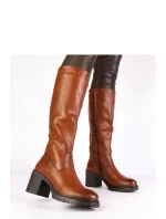 Kozačky na podpatku model 222052 Solea Kozačky na podpatku model 222052 Solea