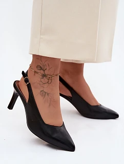 Sandály na podpatku model 228111 Step in style