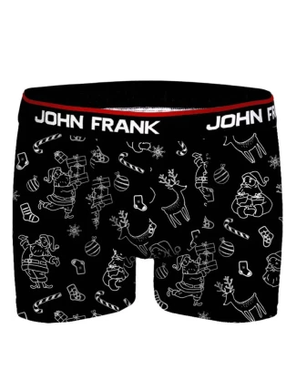 Pánské boxerky John Frank JFBD50-CH-SHINING XMAS 