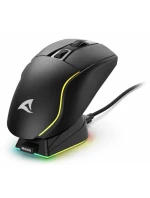 Skiller SGM50W RGB optická myš černá + stanice Skiller SGM50W RGB optická myš černá + stanice