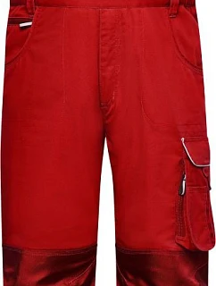 Daiber JN 879 (42-60) Pracovní kalhoty s laclem - Solid 02.879M red
