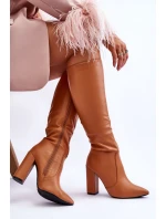 Kozačky na podpatku  model 220513 Step in style