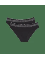 Dámské kalhotky Feel of Modal Tai 2P - BLACK - černé 0004 - TRIUMPH Dámské kalhotky Feel of Modal Tai 2P - BLACK - černé 0004 - TRIUMPH