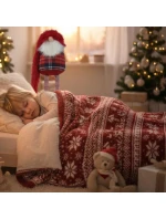 DEKORATIVNÍ TRPASLÍK NA DALEKOHLEDU 38-88CM ČERVENÝ