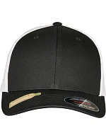 Flexfit 6511RM 6 panelová Trucker kšiltovka "Recycled" 55.11RM black/white Flexfit 6511RM 6 panelová Trucker kšiltovka "Recycled" 55.11RM black/white