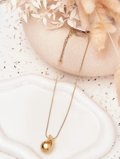 Náhrdelník Na Žíji S Přívěskem Slza Zlato