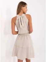 Šaty MI SK 92166.71P béžové Šaty MI SK 92166.71P béžové