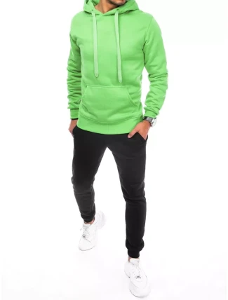 FashionStreet pánská zeleno-černá tepláková souprava AX0646