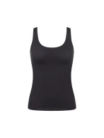 Dámské tílko GO Daily Cotton Tank top - BLACK - černé 0004 - SLOGGI Dámské tílko GO Daily Cotton Tank top - BLACK - černé 0004 - SLOGGI