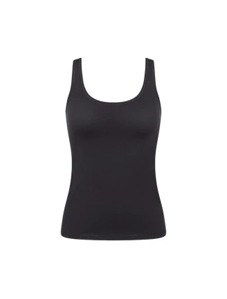 Dámské tílko GO Daily Cotton Tank top - BLACK - černé 0004 - SLOGGI Dámské tílko GO Daily Cotton Tank top - BLACK - černé 0004 - SLOGGI