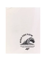 Pánské tričko bez rukávů v uvolněném střihu s potiskem 4F 4FRSS26TSLEM365-11S Pánské tričko bez rukávů v uvolněném střihu s potiskem 4F 4FRSS26TSLEM365-11S