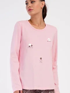 Dámské pyžamo dlouhé Flowers