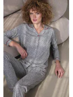 Pyžamo Cana 410 dlouhé/r S-XL na zip Pyžamo Cana 410 dlouhé/r S-XL na zip