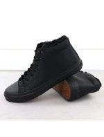 Pánské černé zateplené kotníkové tenisky Big Star OO174607