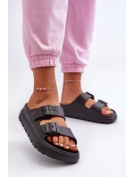 Dámské Pěnové Žabky Na Platformě Černé Melorea