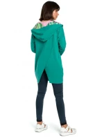 B091 Mikina na zip Oversized - černá B091 Mikina na zip Oversized - černá